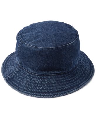 Sun + Stone Men's Denim Bucket Hat  Navy Osfa Reg
