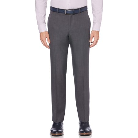 Perry Ellis Portfolio Mens Modern fit Dress Pants 32 / 32 Charcoal Grey Stretch