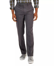 Nautica Mens Modern fit Dress Pants 34 / 29 Grey Solid Stretch