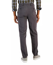 Nautica Mens Classic fit Dress Pants 32 / 32 Charcoal Grey Solid Stretch
