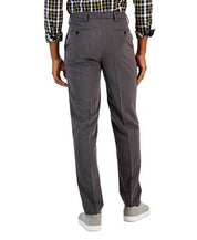 Nautica Mens Modern fit Dress Pants 30 / 30 Grey Solid