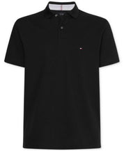 Tommy Hilfiger Men's Black Xl Regular Fit 1985 Stretch Polo Shirt