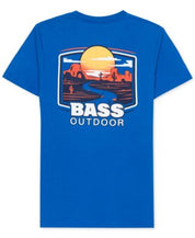 Bass Outdoor Men's Mesa Path Tshirt Turkish Sea  Blue Large