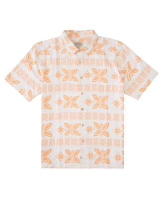 Quiksilver Waterman Men's Bay Woven Shirt Orange Xxl
