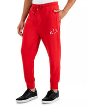 AX Armani Exchange Mens Icon Logo Fleece Sweatpants Absolute Red Large