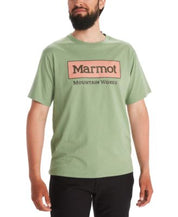 Marmot Men's Mountain Works Tee Shirt Loden Frost Green Medium