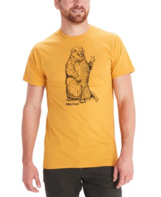 Marmot Men's Peace Tee  Yellow Gold  L
