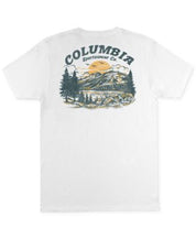 Columbia Men's Scenic Mountain Graphic T shirt  White  Large