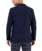 Tommy Hilfiger Mens Modern Fit Navy Sport Coat 48R