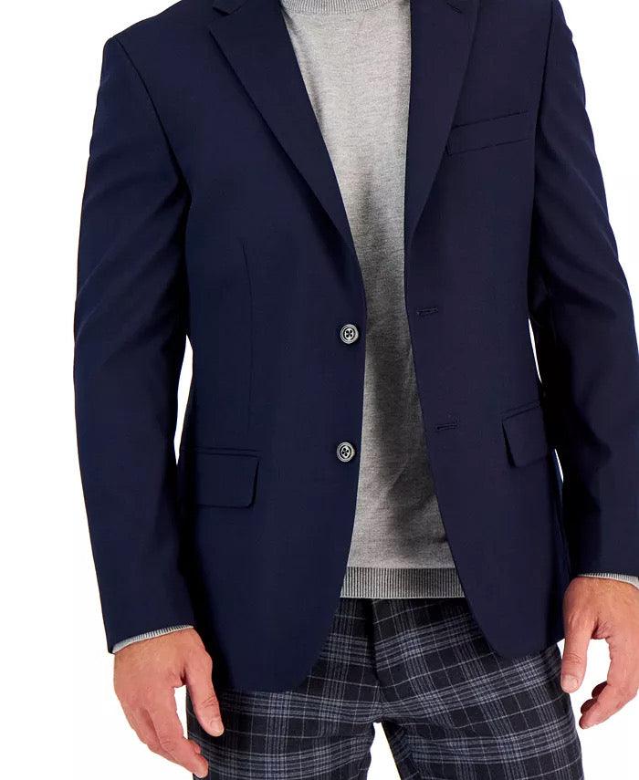Tommy Hilfiger Men's Navy Twill Sport Coat 40L