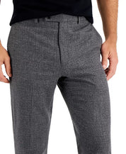 Lauren Ralph Lauren Mens Suit Pants Flannel Classic-Fit Grey black Plaid 36 x 30