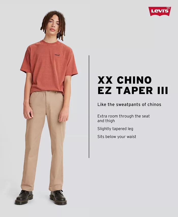 Levis Mens XX Chino EZ-Waist Pants Medium Beige