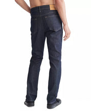 CALVIN KLEIN Men's Slim Fit Stretch Jeans 36 x 32 Dark Blue Rinse