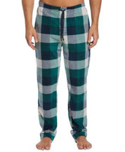 Perry Ellis Portfolio Men's Buffalo Plaid Pajama Pants Dark Green XL