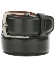 PERRY ELLIS PORTFOLIO Men's Leather Casual Swivel Buckle Dress Belt Black Medium