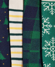 CLUB ROOM Men's 4 Pack Holiday Green Crew Socks