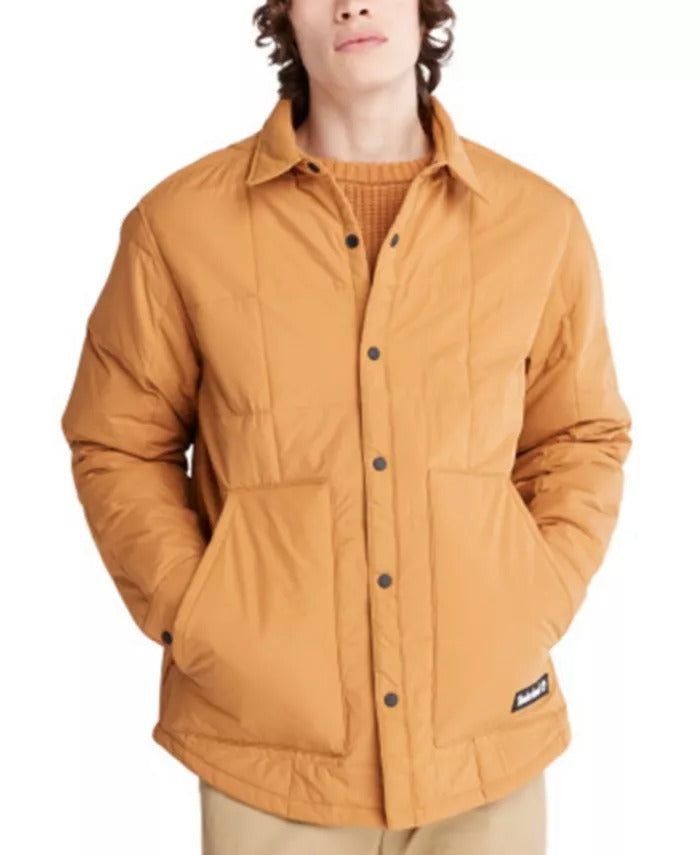 Timberland Men's Dwr Progressive Utility Quilted Overshirt Jacket XL