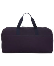 Tommy Hilfiger Mens Sean Canvas Logo Graphic Duffel Bag Navy Blue OS