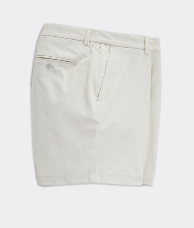Vineyard Vines Mens Flat Front 7 Inch on the Go Shorts White 35