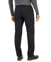 Van Heusen Mens Slim fit 2 Piece Suit 46 R / 39 Waist Black Solid Stretch