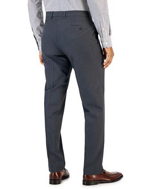 Van Heusen Mens Slim Fit Dress Pants 39 X  34  Charcoal  Grey TLON2VMX0081