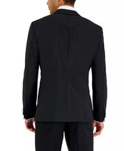 Hugo Boss Mens Modern fit Tuxedo Jacket Blazer 42 R Black Solid Stretch