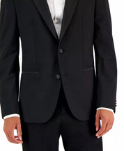 Hugo Boss Mens Modern fit Suit Tuxedo Jacket Blazer 40 R Black Solid