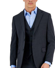 Tommy Hilfiger Mens Modern fit Wool Sport Coat Blazer 44 R Charcoal Grey Solid