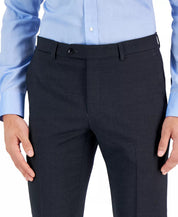 Tommy Hilfiger Mens Modern fit Wool Dress Pants 36 / 32 Charcoal Gray Solid