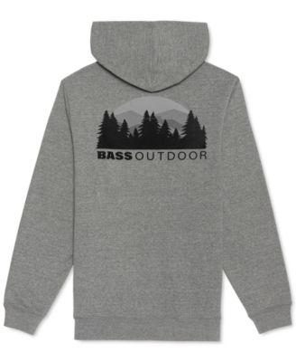 Bass Outdoor Men's Flint Forest Graphic Fleece Hoodie - Grey Heather XXL