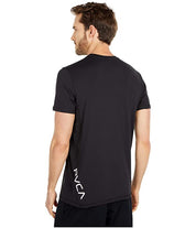 Rvca Sport Men's Vent Short Sleeve Crewneck T Shirt Black Large