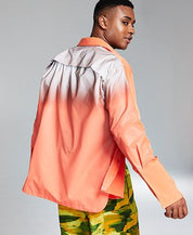 5:31 JEROME Lamaar Men's Reflective Long Sleeve Shirt True Pumpkin ORANGE LARGE