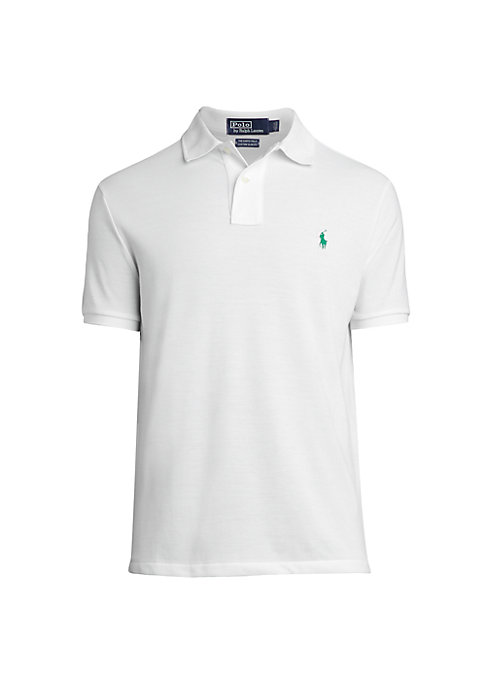 Polo Ralph Lauren Men's Earth Recycled Short Sleeve Polo Shirt White Small