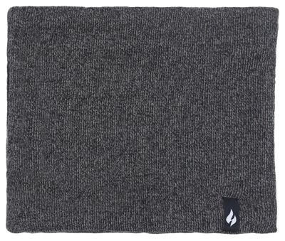Heat Holders Mens Nicholas Solid Grey Neckwarmer