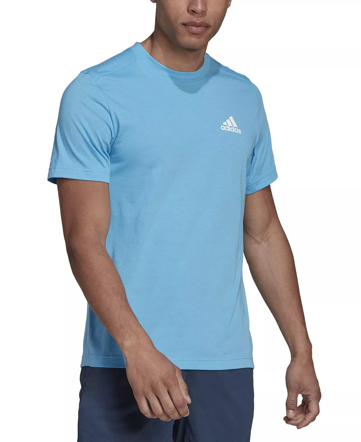 ADIDAS Men's Feelready Performance T-Shirt XL Blue