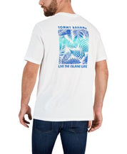 Tommy Bahama Men's Bay Of Palms Graphic Tee Xxxl White