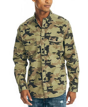 Nautica Mens Sustainable Camo Shirt XL Green