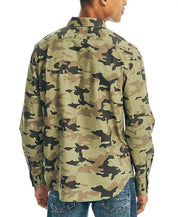 Nautica Mens Sustainable Camo Shirt XL Green