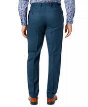 Tallia Mens Classic Fit Wool Dress Pants Dark Teal Blue 30 x 30