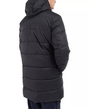 Barbour Mens Hoxley Baffle Quilted Coat Jacket Large Charcoal Grey Check