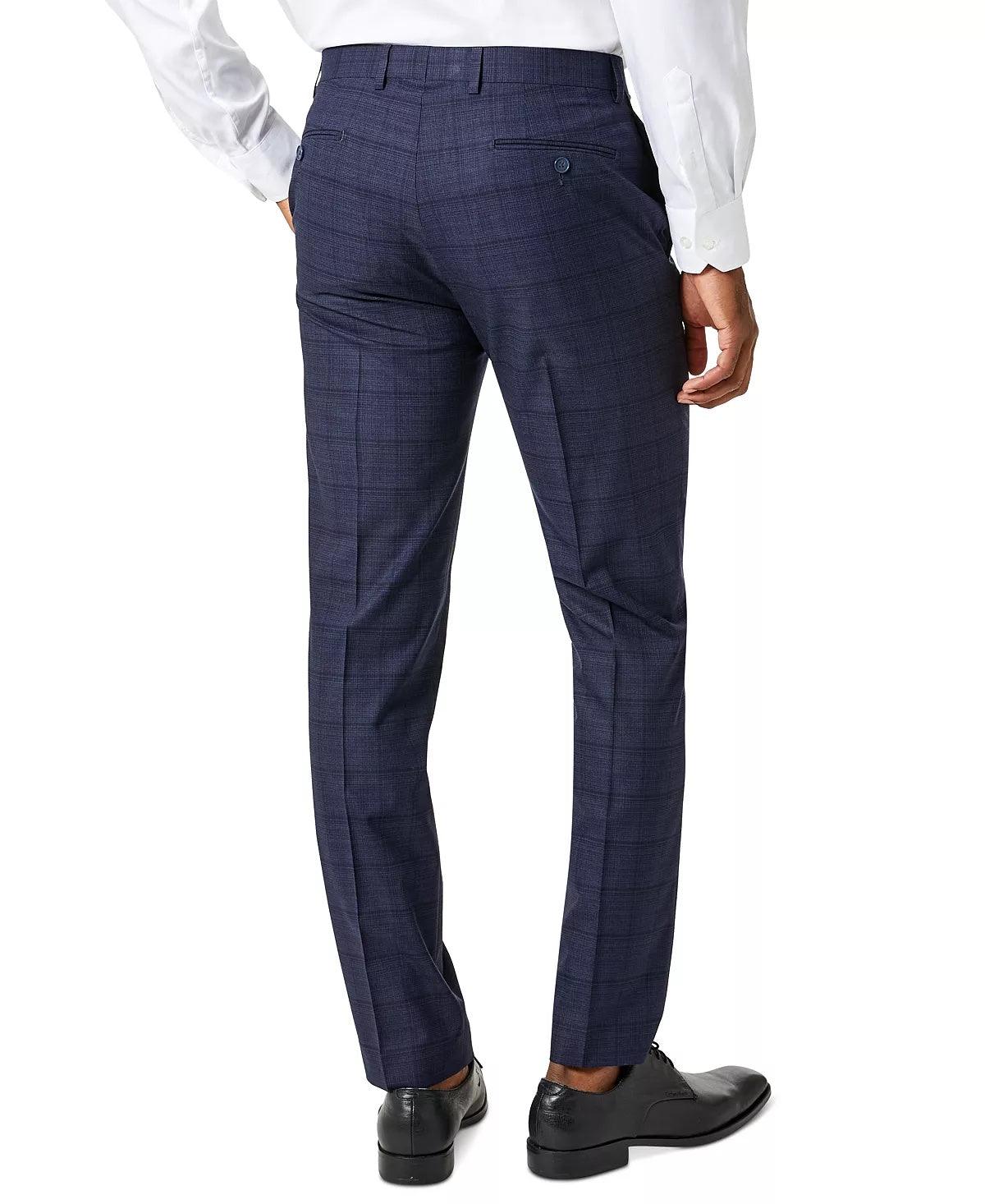 Calvin Klein Slim-Fit Dress Pants Dark Blue 31 x 30