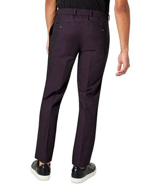 KENNETH COLE Men's Suit 42R / 35 x 32 Purple Slim-Fit Ready Flex Stretch