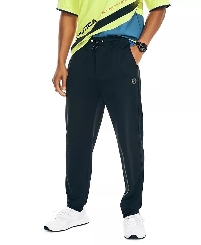 Nautica Men's Competition Performance Joggers Sweatpants XXL 2XL Black