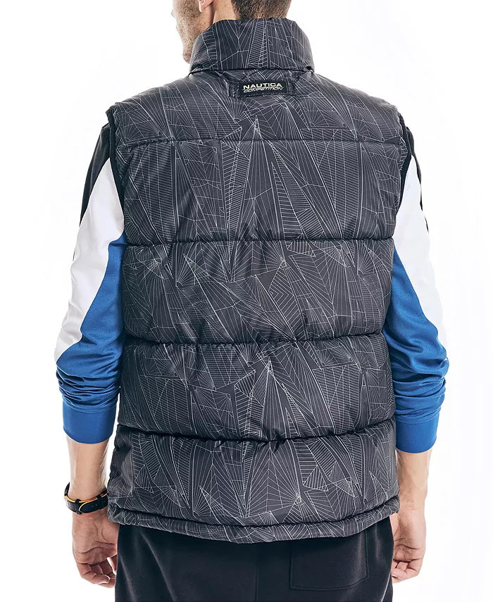 Nautica Men's Competition Sustainably Crafted Tempasphere Vest Black Small