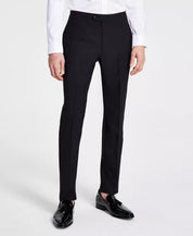 Bar Iii Mens Slim fit Tuxedo Pants 36 / 30 Black Solid