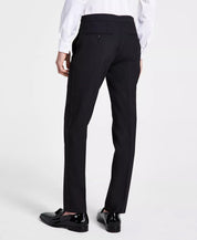 Bar Iii Mens Slim fit Tuxedo Pants 36 / 30 Black Solid