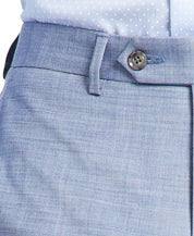 Calvin Klein Mens Skinny fit Dress Pants 30 / 30 Light Blue Solid Stretch Wool