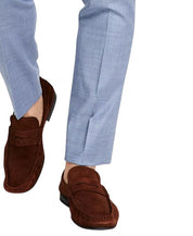 Calvin Klein Mens Skinny fit Dress Pants 33 / 30 Light Blue Solid Stretch