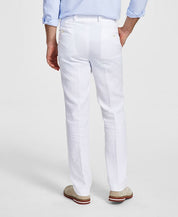 Lauren Ralph Lauren Men's Classic-Fit Solid Linen Dress Pants 36 x 30 White