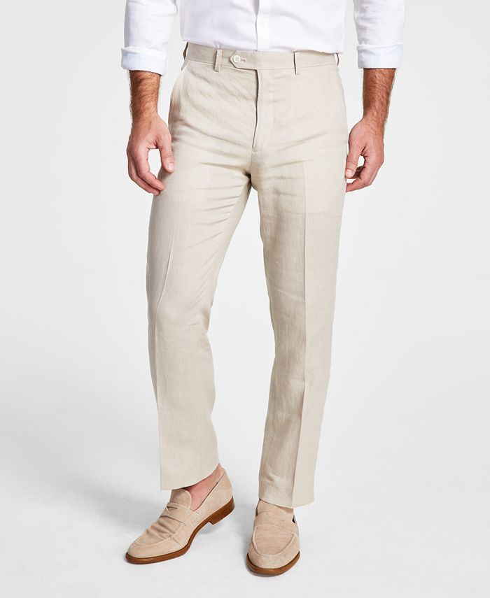 Lauren Ralph Lauren Mens Regular fit Dress Pants 34 / 32 Beige Solid